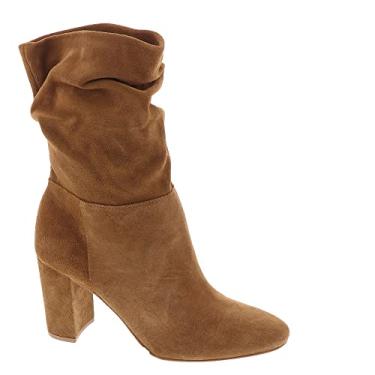 Imagem de Chinese Laundry Bota feminina Kipper Suede am ndoa Toe Ankle Boots, Marrom, mel, 10