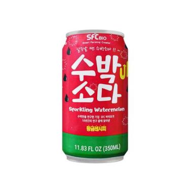 Imagem de Refrigerante Coreano Sparkling Watermelon 350ml - Bohae
