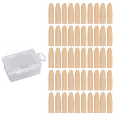 Imagem de 50 Pacotes de Plugues de Madeira para Furos de Bolso, Gabarito Inodoro Com Superfícies Mais Lisas, Sem Probabilidade de Deformação, para Ferramenta de Carpintaria de Gabarito de