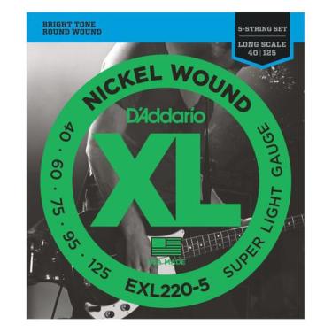 Imagem de Encordoamento para Baixo 5 Cordas EXL220-5 D'Addario