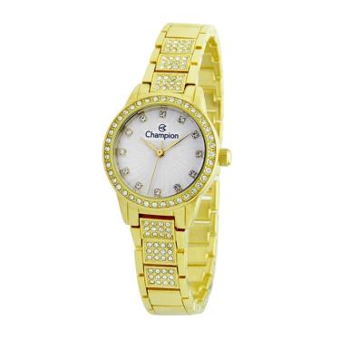 Imagem de Relógio CHAMPION feminino analógico dourado CF25278H