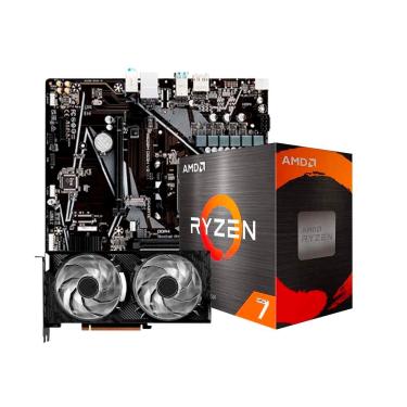 Imagem de Kit Upgrade Ryzen 7 5700G, Placa Mãe A520M, Placa de Video RTX 5060 8GB, Neologic - NLI90473