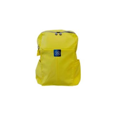 Imagem de Mochila Kipling Barat Amarelo 43cm - Alça Superior