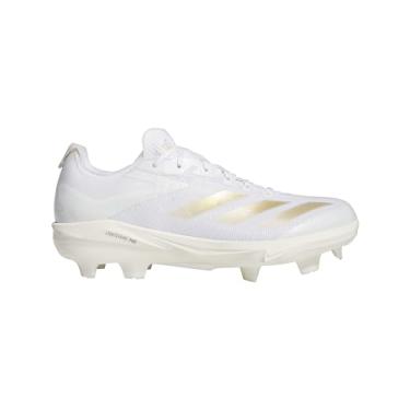 Imagem de adidas Tênis masculino Adizero Electric-Tp, Branco/dourado metálico/branco, 43