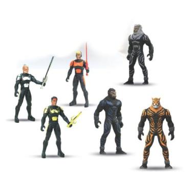 Imagem de Kit Brinquedo Infantil Super Herói Animal War - Genérica