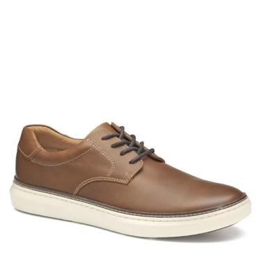 Imagem de Johnston & Murphy Sapato masculino casual McGuffey 2 bico liso com cadarço, Bronze de grão integral, 40