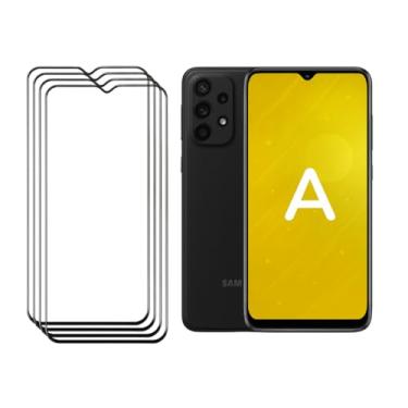 Imagem de 4 Películas de Vidro 3D Compativel com os modelos A: A26 A36 A56 A05 A15 A25 A03 A13 A23 A10 A02 M10. (A54)