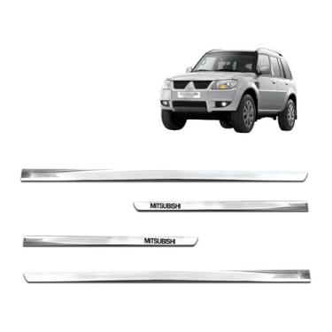 Imagem de Friso Lateral Inferior Lancer Kit Slim Cromado Espelhado - Shekparts