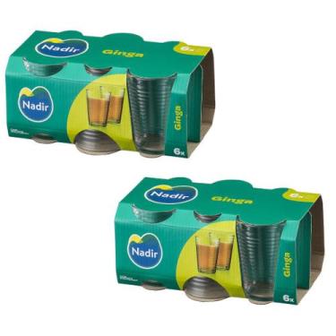 Imagem de Kit c/2 Copo Ginga Nadir Ritmos 265ml Jogos de 6 peças