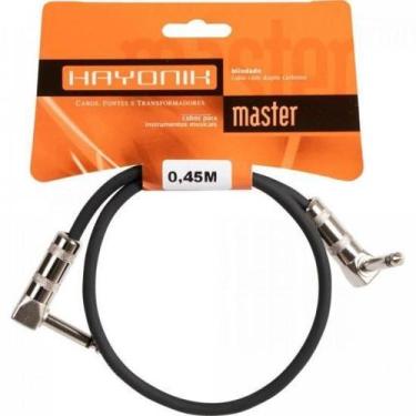 Imagem de Cabo Para Pedal Linha Brasil P10 90 45Cm Preto Hayonik