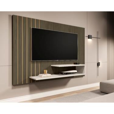 Imagem de Painel Veneza TV's 43" - Sala, Suspenso, De Parede, Moderno, Funcional, Decorativo