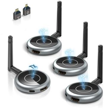 Imagem de Transmissor HDMI sem fio e 3 receptores DARLYOR 1080P