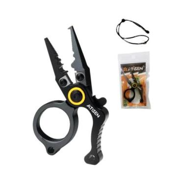 Imagem de Kit De Equipamentos De Pesca Com Alicate De Alumínio Para Água Salgada
