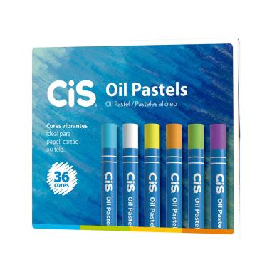 Imagem de Giz de Cera Cis Oil Pastels com 36 Unidades Cores Vibrantes
