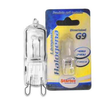 Imagem de Lâmpada G9 Halógena 40w Bipino 2700k Luz Quente 220v - STARTEC ILUMINA