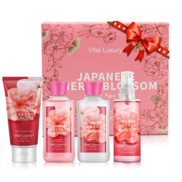 Imagem de Kit de banho e corpo Vital Luxury Japanese Cherry 88 ml, tamanho de vi