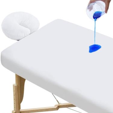 Imagem de Lençóis de mesa de massagem Springspirit Waterproof, conjunto de 2 peç