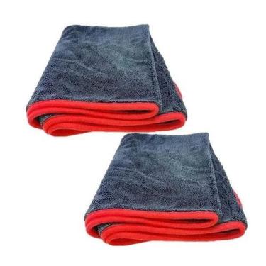 Imagem de Pano para limpeza js grande flanela cinza 2 u - marca, Sem variação