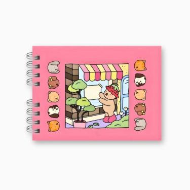 Imagem de Livro De Colorir Capa Dura - Rosa