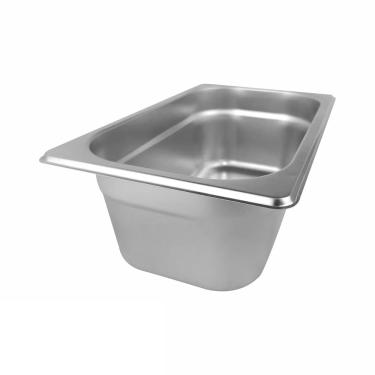 Imagem de Cuba Gastronômica Buffet GN 1/4 65mm Aço Inox Sem Alça