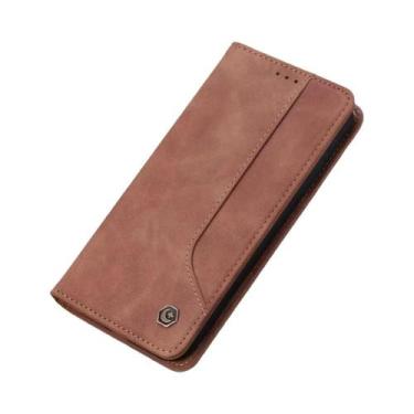 Imagem de Capa De Telefone De Couro Magnética Flip Para Samsung Galaxy S25 S24 S