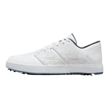 Imagem de Tênis de golfe Jordan NU Retro 1G (FZ4153-001, preto/University Red/Blue Tint/White), branco/branco, 10.5