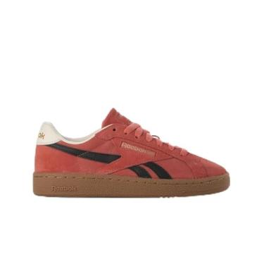 Imagem de Reebok Tênis unissex Club C Grounds Uk, Sunsetcoral Black Gum, 38.5 EU