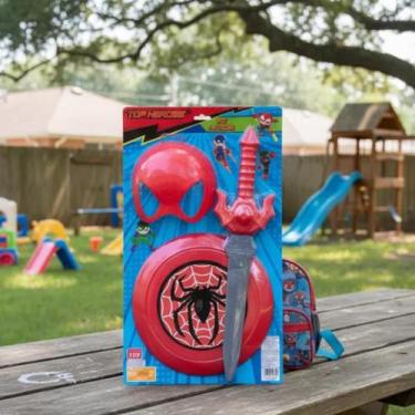 Imagem de Kit Fantasia Infantil Máscara Escudo Espada Temas Crianças Festas Deco