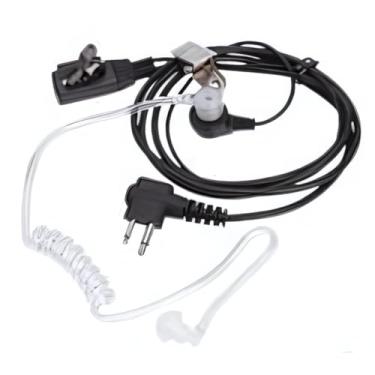 Imagem de Fone de Ouvido com Microfone Lapela PTT, Fone Rádio Segurança Tubo Acústico para Walkie Talkies EP450 EP 450 SP50 CP040 GP300 W, com cabo reforçado Kevlar de 2 pinos,