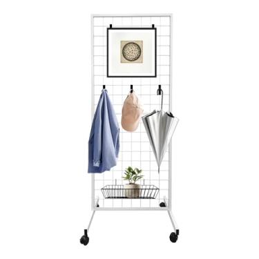 Imagem de 7RiversART Suporte de exibição de painel de grade resistente de 6 x 1,5 m, suporte removível para facilitar o transporte, suporte de exibição de torre de grade para varejo e feira de artesanato