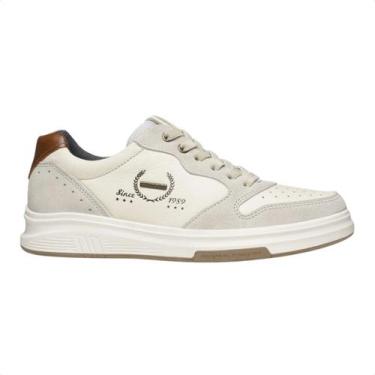 Imagem de Tênis Casual Pegada Masculino Em Couro Milk, Milk, Latte, 40