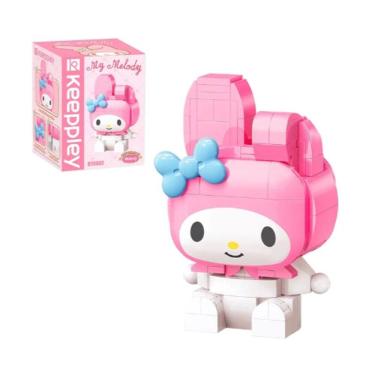 Imagem de Bloco de montar Personagem My Melody Hello Kitty - KEEPPLAY