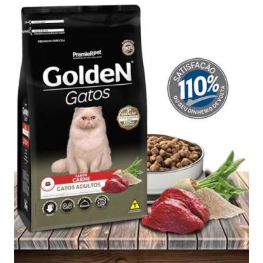 Imagem de Ração Seca PremieRPet Golden Carne para Gatos Adultos - 10,1Kg - Premi