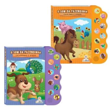 Imagem de Kit 2 Vol - Som da Fazendinha: Cachorrinho + Cavalinho - Kit de Livros