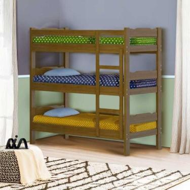 Imagem de Treliche de Madeira Maciça Reforçada Com Grade Proteção - Repleta