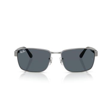 Imagem de Óculos de Sol Ray-Ban 0RB3750 004/R5 Tam 62 / Chumbo - Lentes Azul