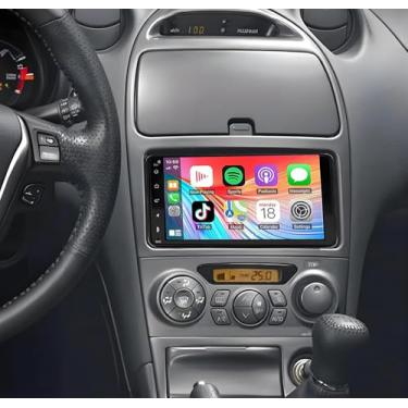 Imagem de Rádio automotivo para Toyota Celica 2000-2005 sem fio Carplay e Android Auto, tela sensível ao toque IPS de 22 cm para Celica Car Stereo BT FM in Dash GPS WiFi Câmera de backup SWC-2 + 32G