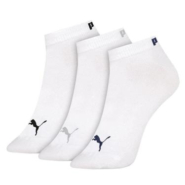 Imagem de Kit 3 Pares Meia Sapatilha Puma 4725 Selene - Branco/Branco/Branco