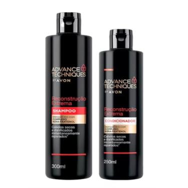 Imagem de Kit Shampoo e condicionador ADVANCE TECHIQUES RECONSTRUÇÃO EXTREMA Avon