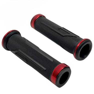 Imagem de Manopla Luva Punho Universal Motocicleta Moto Bike Elétrica 22mm (Vermelho)