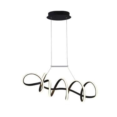 Imagem de Pendente Zig 1x35w 3000K 1800 Lúmens TP003B TP003B Bella Iluminação Preto/Branco