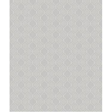 Imagem de Papel de Parede Colorkey geométrico cinza/prata - Edantex