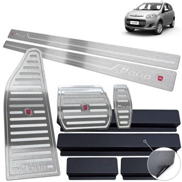 Imagem de Soleira Pedaleira Auto Descanso Fiat Palio 2012 A 2017 Prata