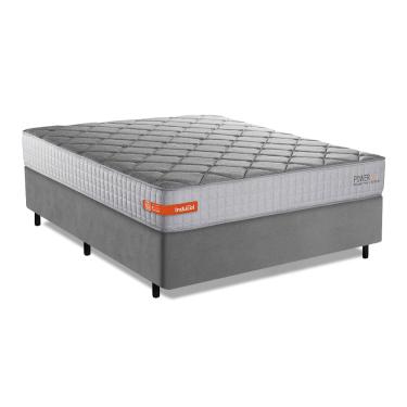 Imagem de Cama Box Casal King Espuma Softgel Power 193x203x60cm
