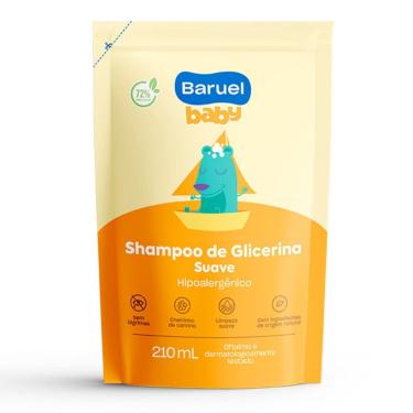 Imagem de Shampoo de Glicerina Infantil Baruel Baby Suave Refil 210ml