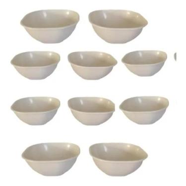 Imagem de Kit 20 Cumbucas Potes Brancas Sobremesa Sorvete Açai 300ml - iogurtevi