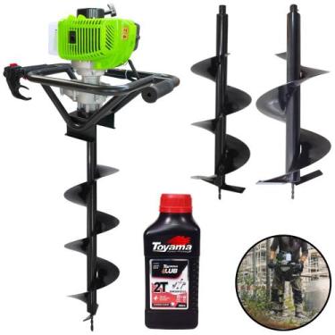 Imagem de Perfurador de Solo Profissional À Gasolina Menegotti MPS-52 52cc 1,8HP