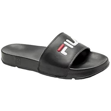 Imagem de Chinelo Fila Drifter, Infantil Preto/Branco/Vermelho 28