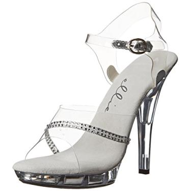 Imagem de Ellie Shoes Sandália feminina M Jewel Platform, Transparente., 37