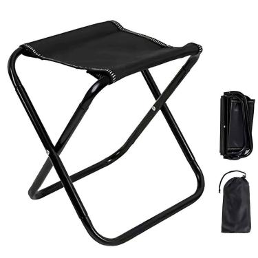 Imagem de Banco Banquinho Dobravel Banqueta Cadeira Portatil Camping Acampamento Pesca Praia Ar Livre Passeio Piquenique